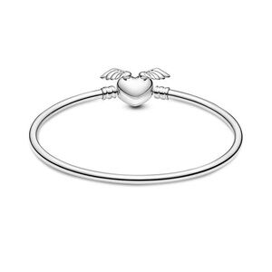 Pandora Silver Winged Heart Bracelet